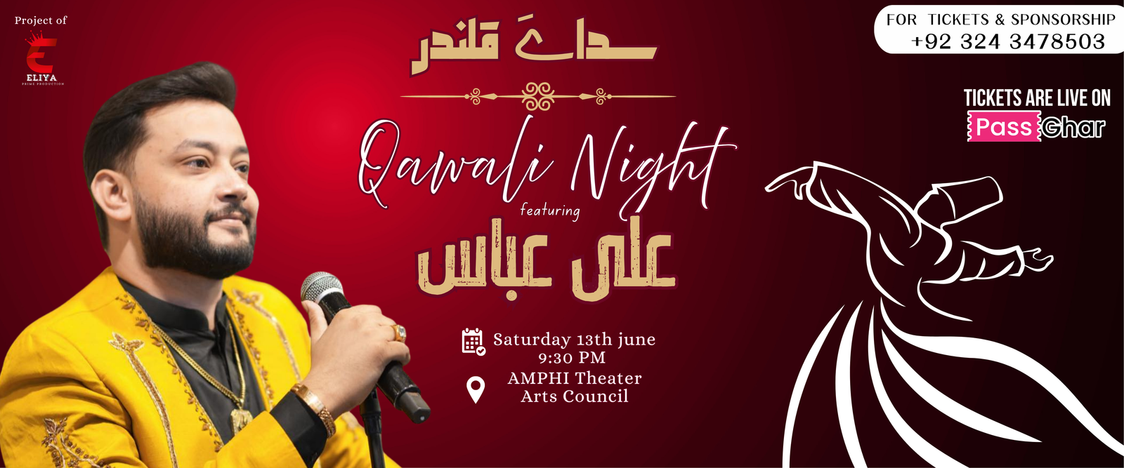 ✨ SADA-E-QALANDAR – LIVE QAWWALI CONCERT ✨🎤 tickets