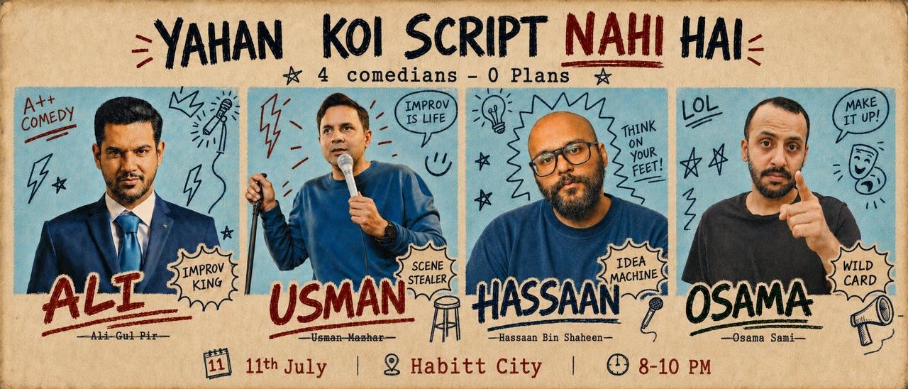 Yahan koe! - Improv Comedy and Music tickets