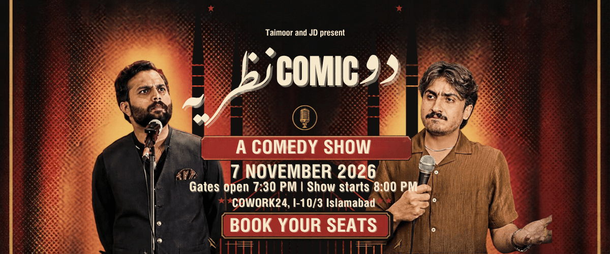 Dou Comic Nazriya | Taimoor & JD Live in Islamabad tickets